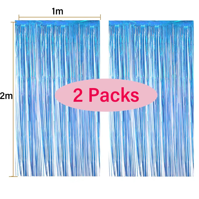 2 Pack Foil Backdrop Decorations For All Occasions