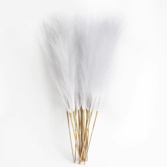 6PCS Artificial Pampas Grass Decor for Wedding Birthday Home Christmas Decoration