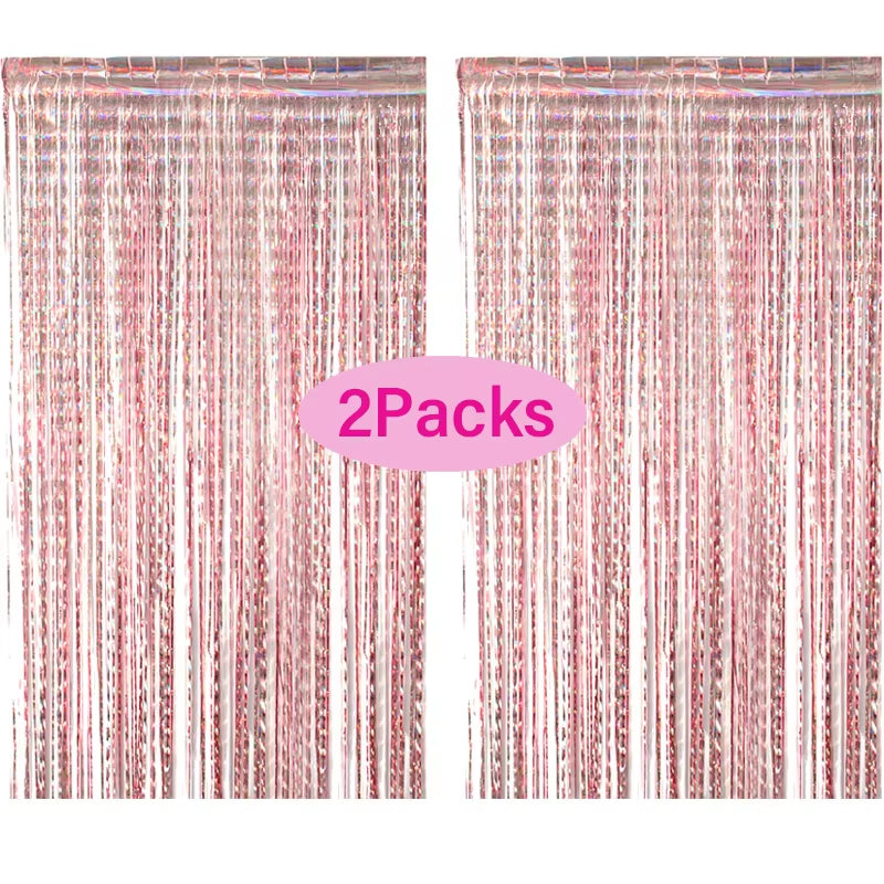 2 Pack Foil Backdrop Decorations For All Occasions