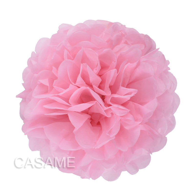 5pcs Tissue Paper Pompoms Flower Balls 12" for Baby Shower, Wedding, Festival